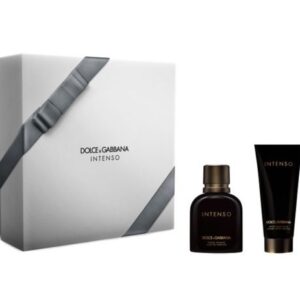 DOLCE & GABBANA INTENSO GIFT SET POUR HOMME 75ML SPRAY EDP + 100ML AFTER SHAVE BALM