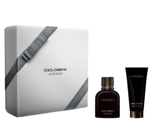 DOLCE & GABBANA INTENSO GIFT SET POUR HOMME 75ML SPRAY EDP + 100ML AFTER SHAVE BALM