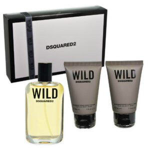DSQUARED2 WILD - WILD BLACK AND WHITE GIFT SET - EDT 30ML + 2 HAIR AND BODY WASH 30ML