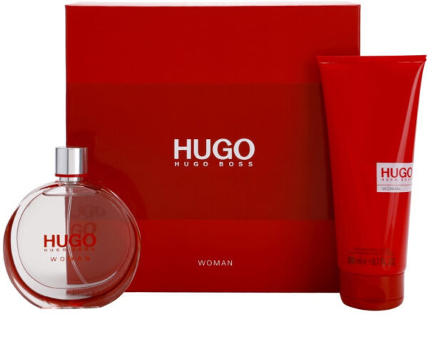 HUGO BOSS - HUGO WOMAN GIFT SET 75ML SPRAY EAU DE PARFUM + 200ML BODY LOTION