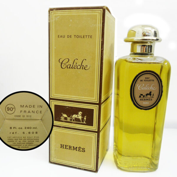 HERMES CALECHE 240 ML EAU DE TOILETTE SPLASH REF.5608 CODE 32 10 12 OLD VERSION