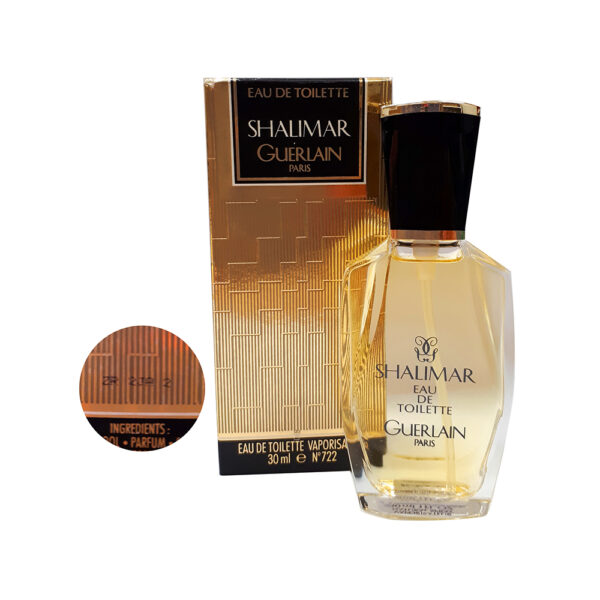 GUERLAIN SHALIMAR 30ML SPRAY EAU DE TOILETTE LOTTO ZR 2JA 2 OLD VERSION/VINTAGE