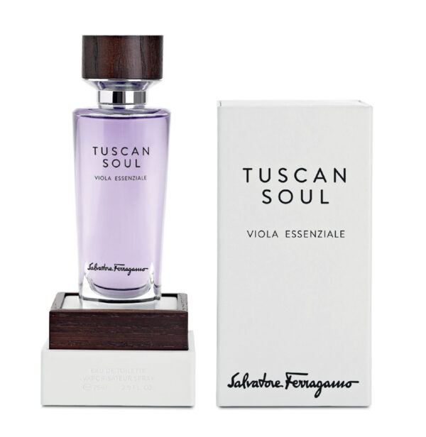 SALVATORE FERRAGAMO TUSCAN SOUL VIOLA ESSENZIALE 75ML EDT SPRAY SENZA BLISTER COME FOTO