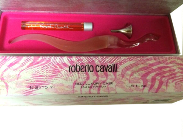 ROBERTO CAVALLI PROFUMO BOA LUXURY CASE 2X15ML SPRAY EDP DISCONTINUED/RARE