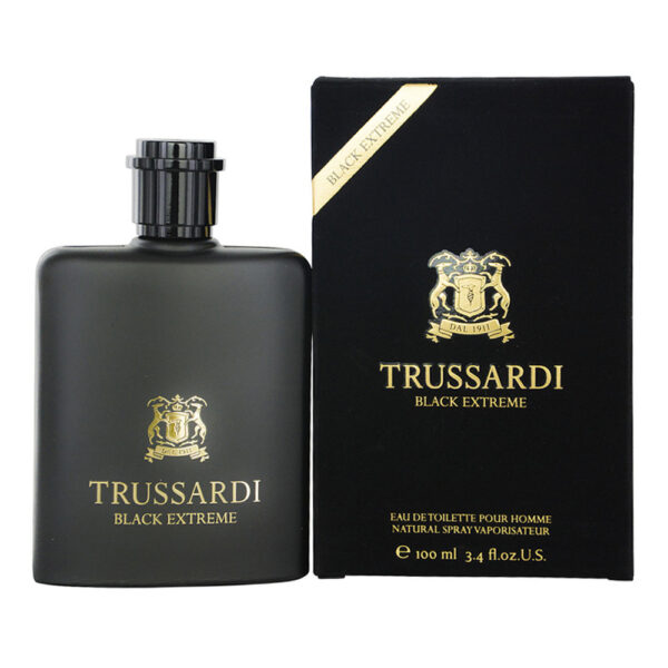 TRUSSARDI BLACK EXTREME 100ML SPRAY EAU DE TOILETTE POUR HOMME